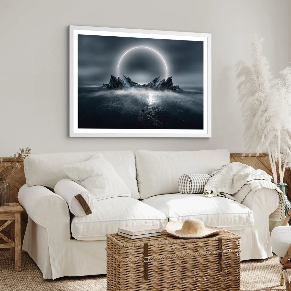 Poster in een witte lijst - Einde van het verhaal - 50x40 cm