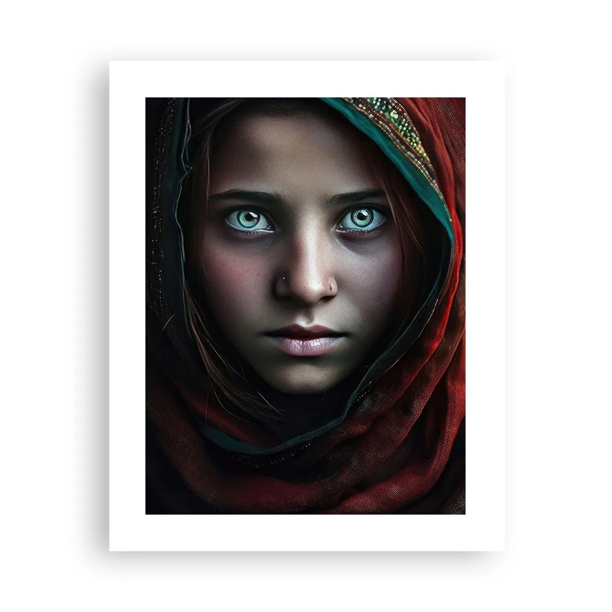 Poster - Oosterse prinses - 40x50 cm