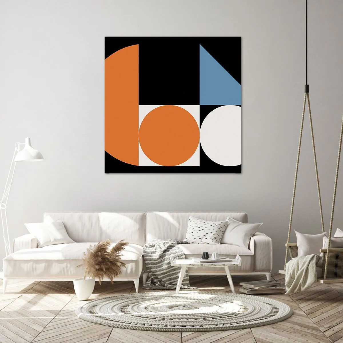 Schilderen op canvas - Dacht lay-out - 60x60 cm