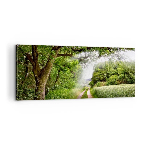 Schilderen op canvas - Et in Arcadia ego - 100x40 cm