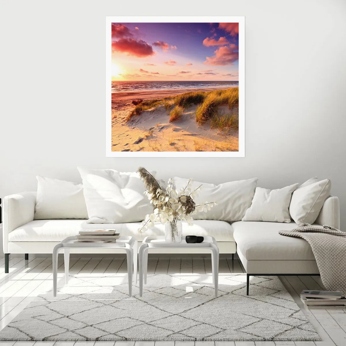 Poster - De lucht ruikt al in de zomer - 50x50 cm