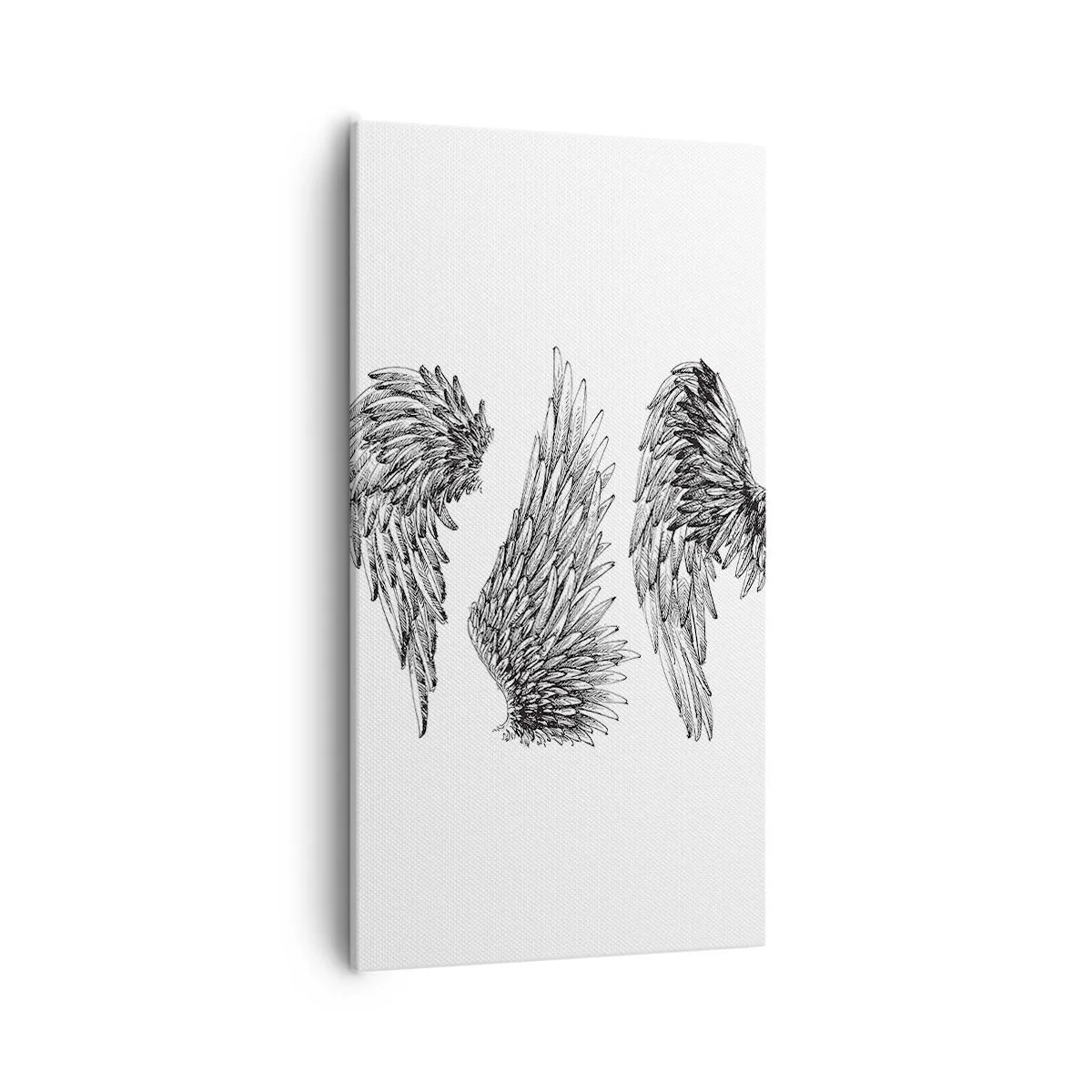 Schilderen op canvas - En je kunt een engel worden - 55x100 cm