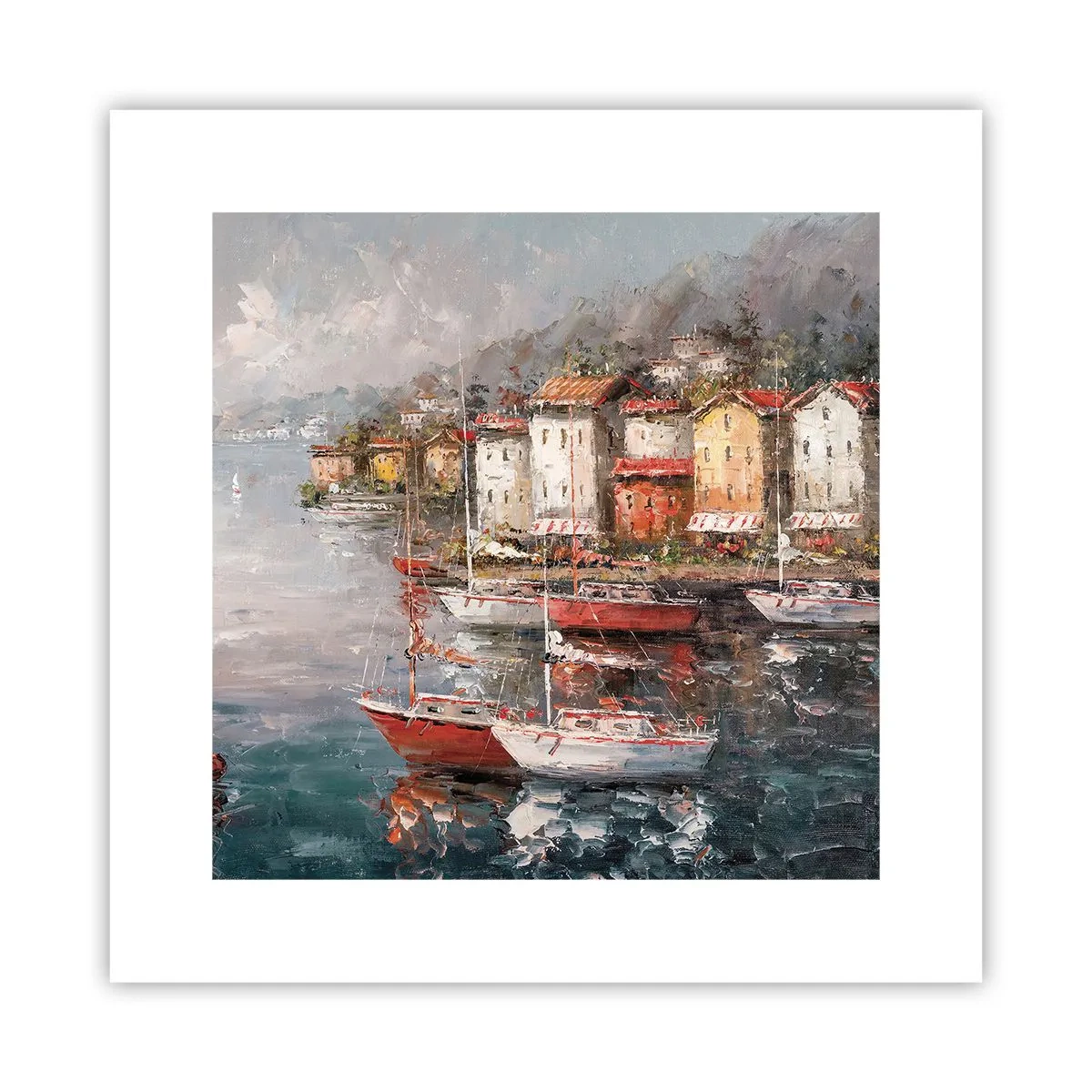 Poster - Romantisch toevluchtsoord - 30x30 cm