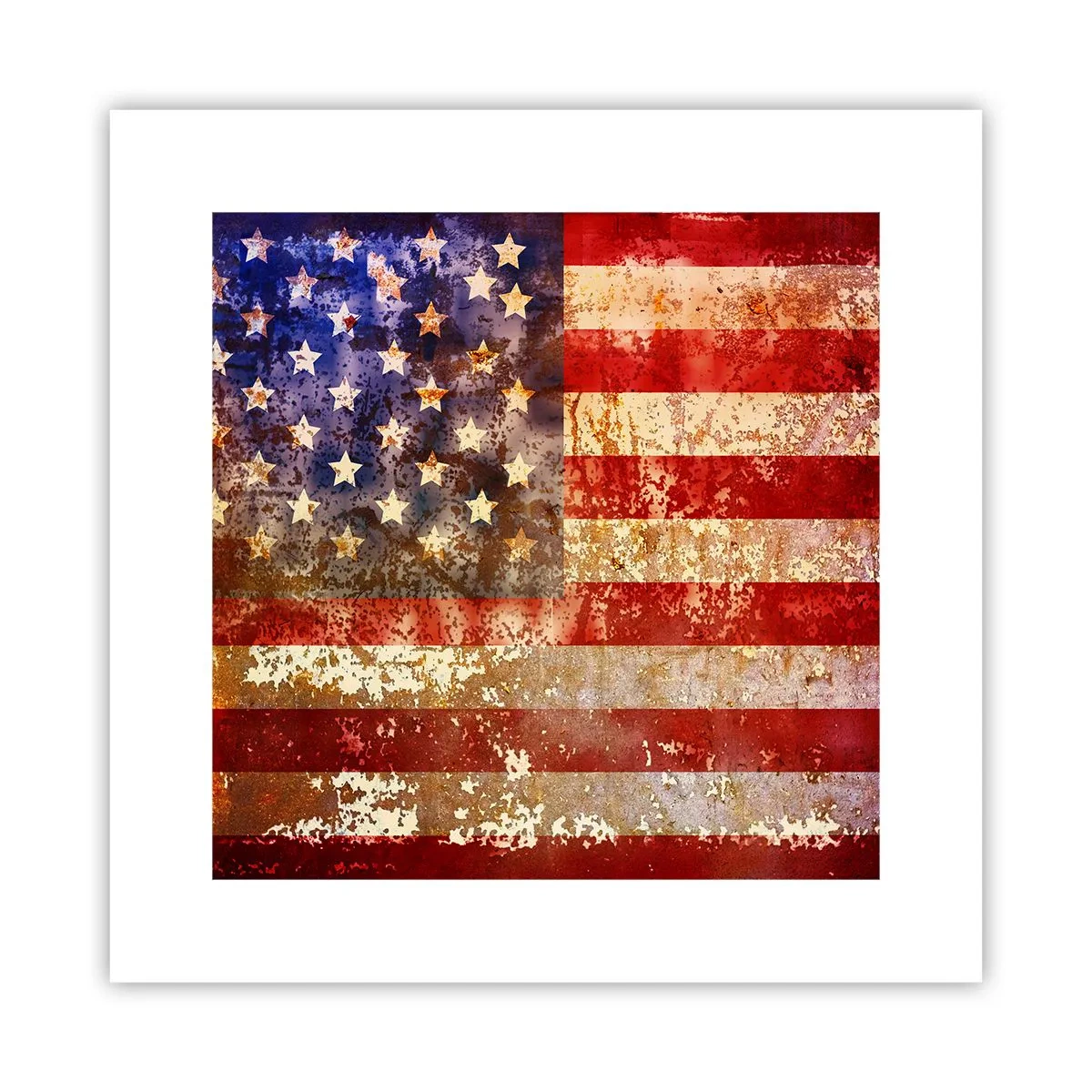 Poster - Glorie vervaagt niet - 30x30 cm