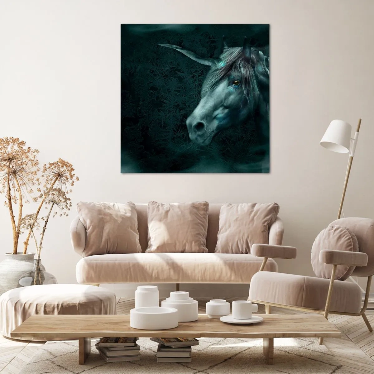 Schilderen op canvas - In een sprookjesbos - 40x40 cm