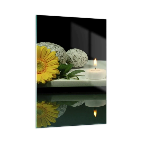 Schilderen op glas - Zintuigen kalmeren - 50x70 cm