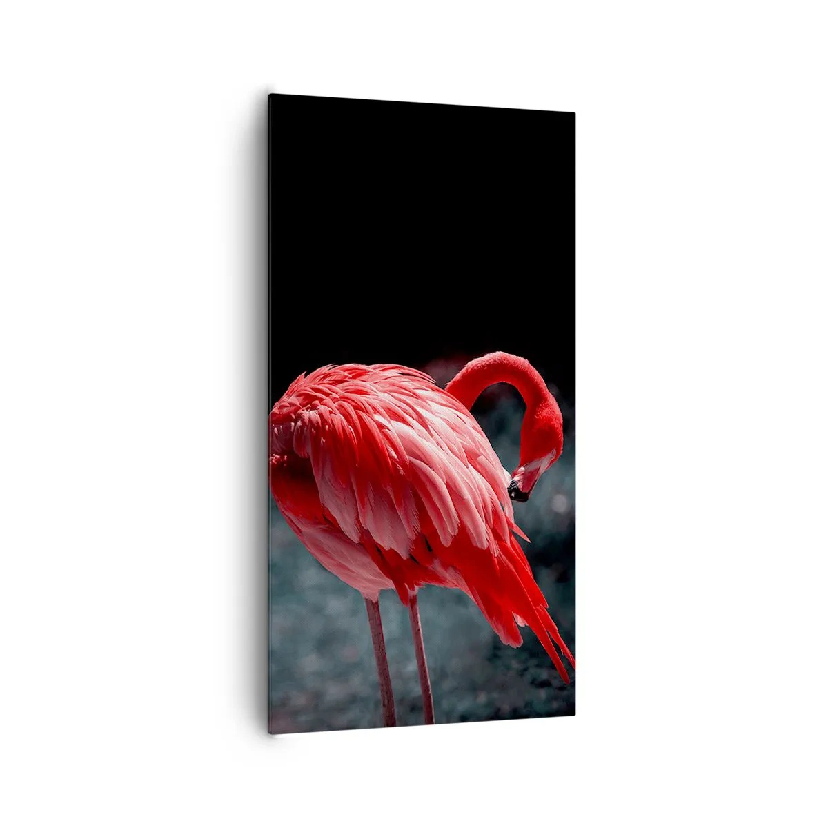 Schilderen op canvas - Een karmozijnrood gedicht van de natuur - 65x120 cm