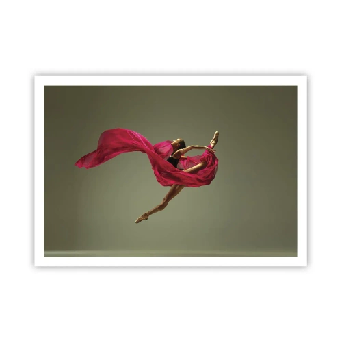 Poster - Dansende vlam - 100x70 cm