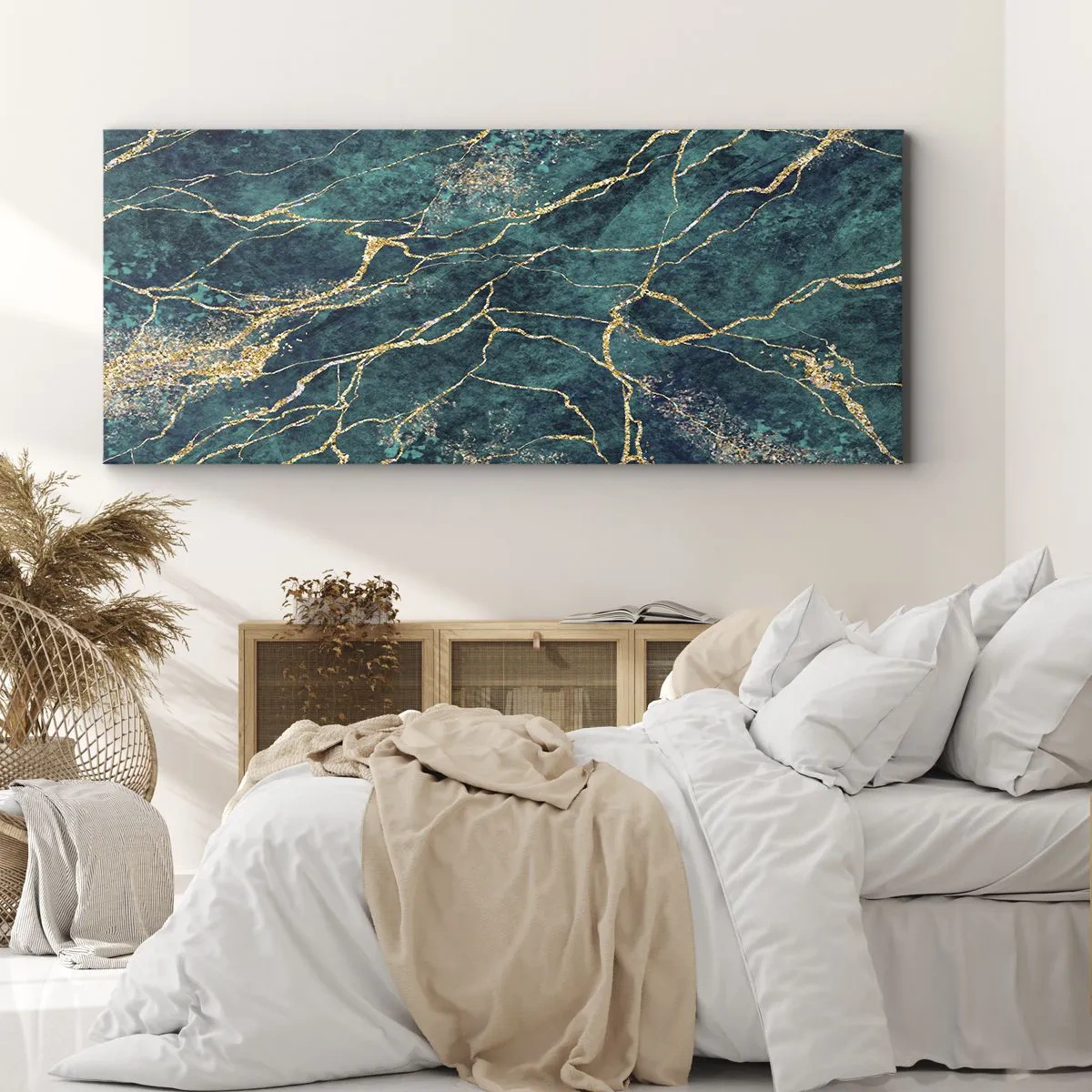 Schilderen op canvas - Goudmijn - 160x50 cm