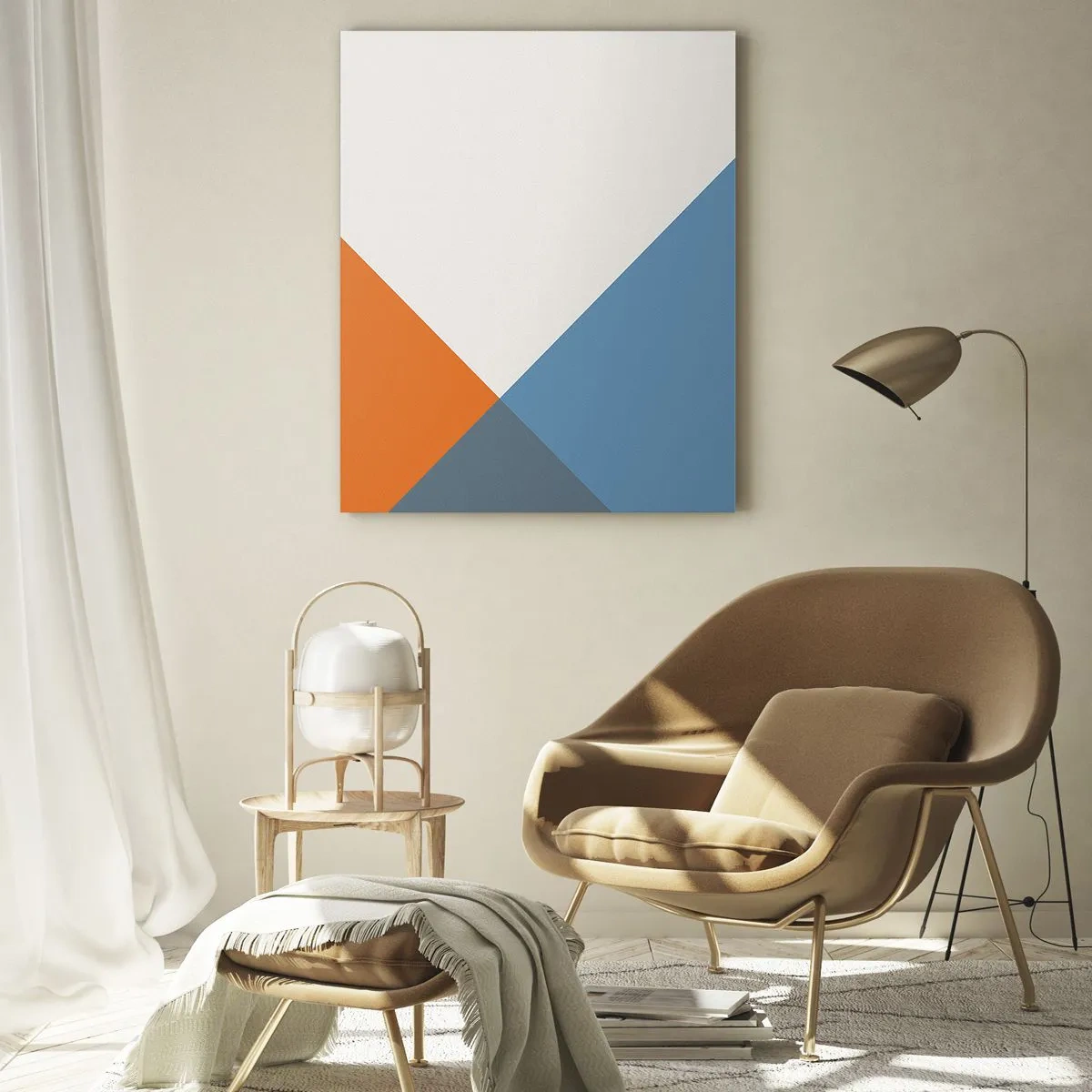 Schilderen op glas - In een hoekje… - 50x70 cm