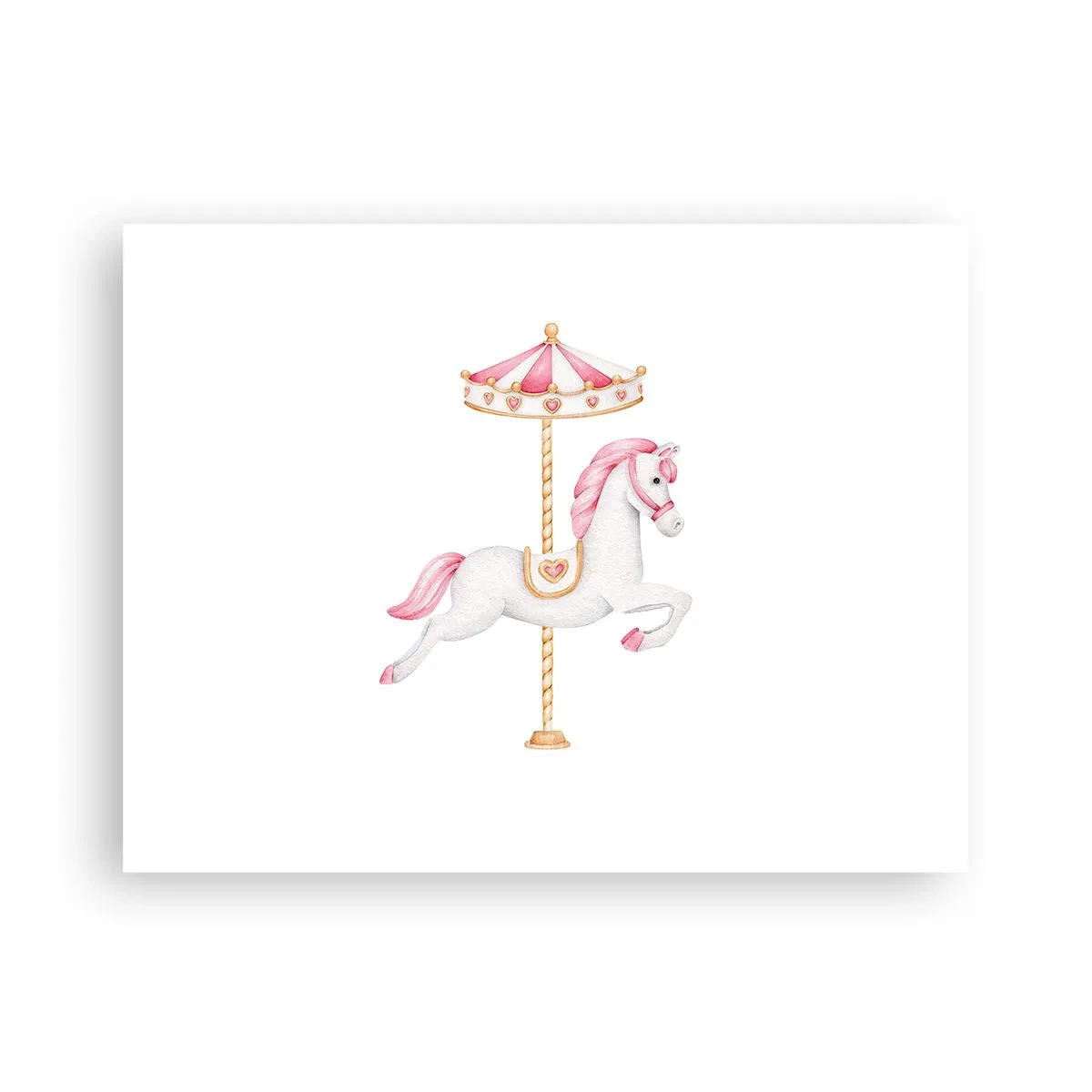 Poster - Hij raakte de grond rennend - 40x30 cm