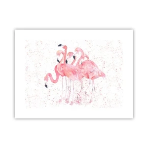 Poster - Roze ensemble - 40x30 cm
