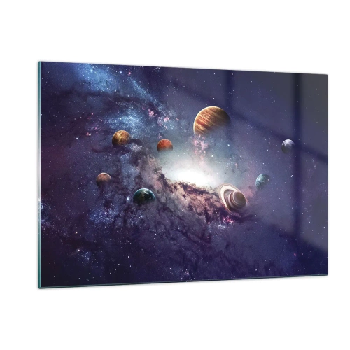 Schilderen op glas - Zonne-dans systeem - 120x80 cm