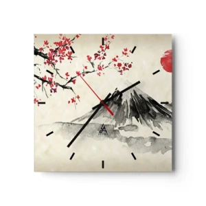 Wandklok - Klok - Houd van Japan - 30x30 cm
