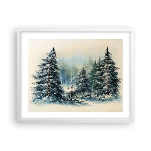Poster in een witte lijst - Klaar voor kerst - 50x40 cm