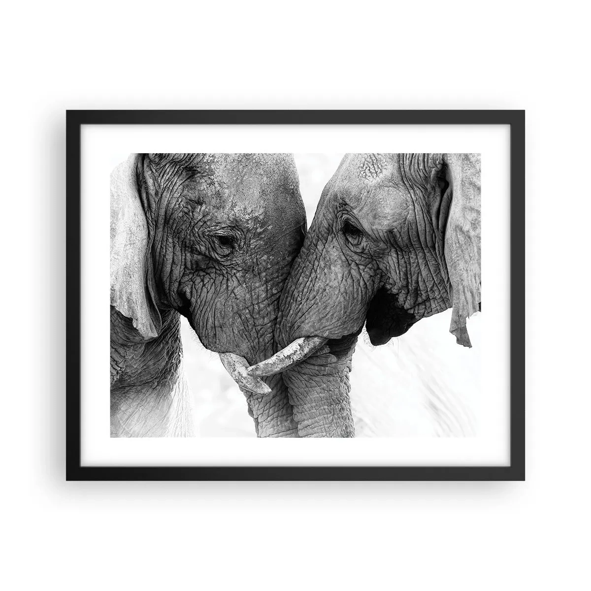 Poster in een zwarte lijst - Oprechte bekentenis - 50x40 cm