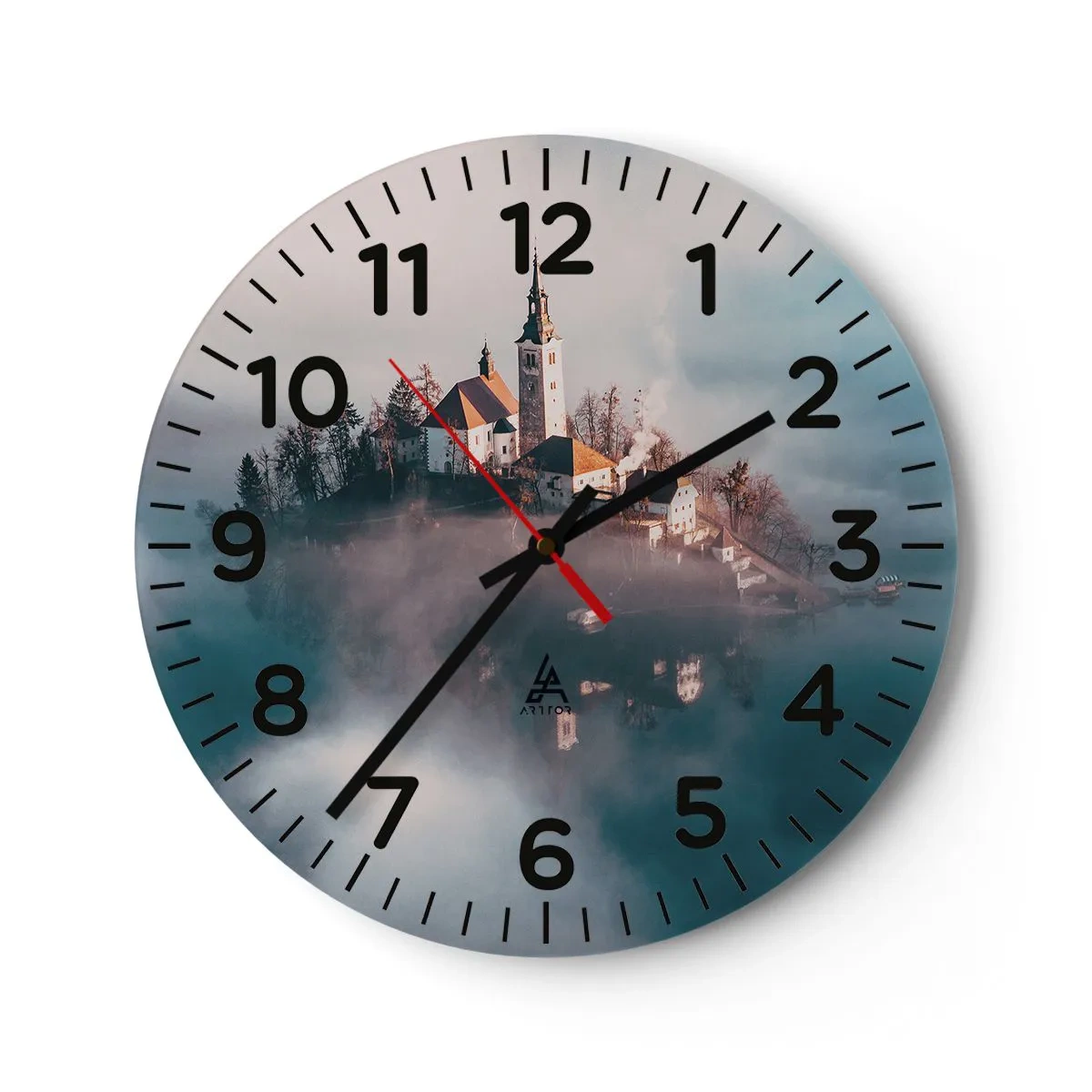 Wandklok - Klok - droom eiland - 30x30 cm