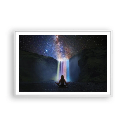 Poster in een witte lijst - Absolute harmonie - 91x61 cm
