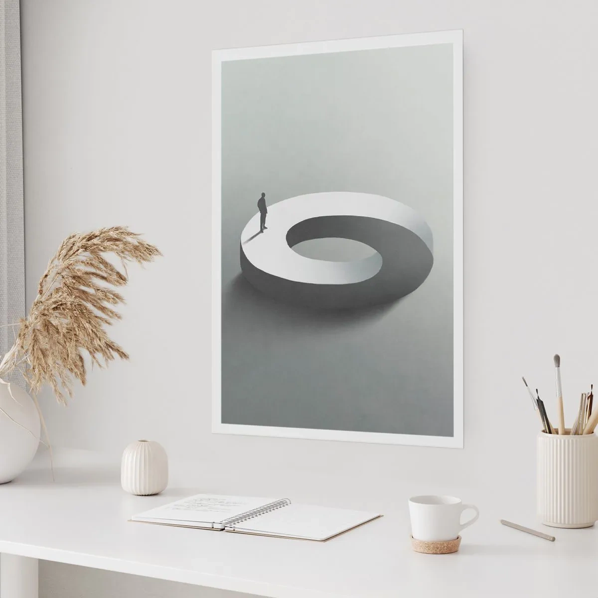 Poster - En wees hier slim - 70x100 cm