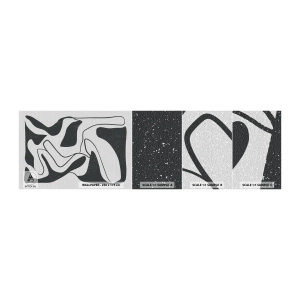 Fotobehang Staaltje Standard Eco - Abstract doolhofplezier - Boho, Minimalisme, Deel - 100x30 cm