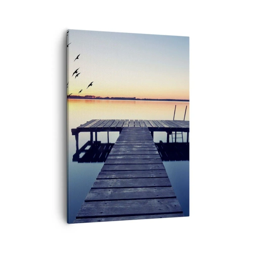 Schilderen op canvas - Dat was een goede dag - 50x70 cm