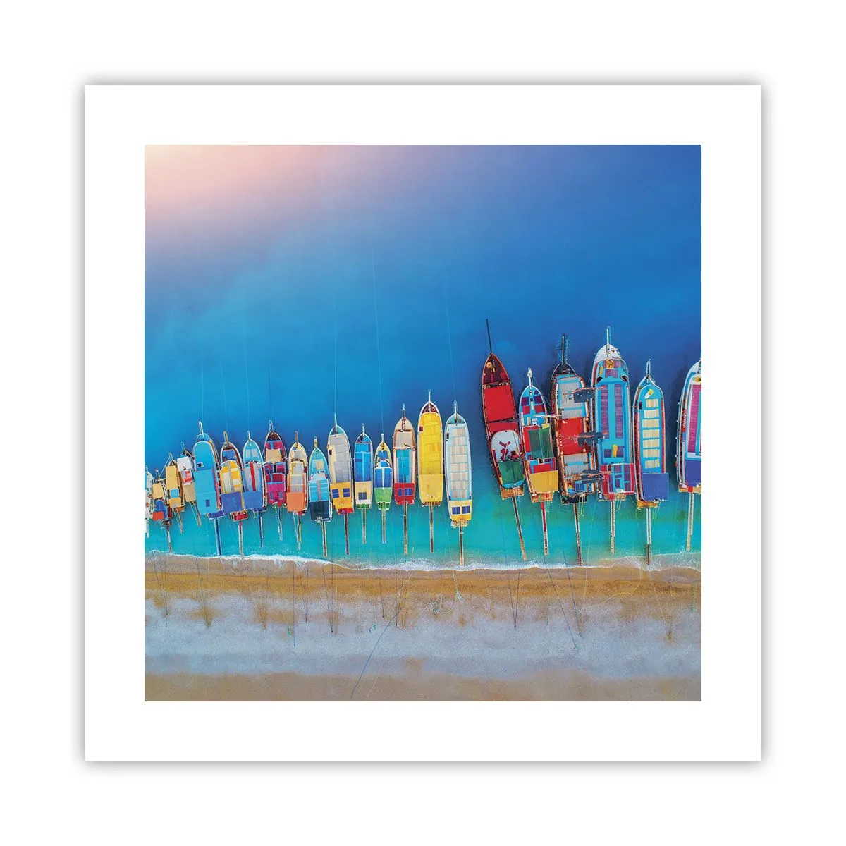 Poster - Vanuit vogelperspectief - 40x40 cm