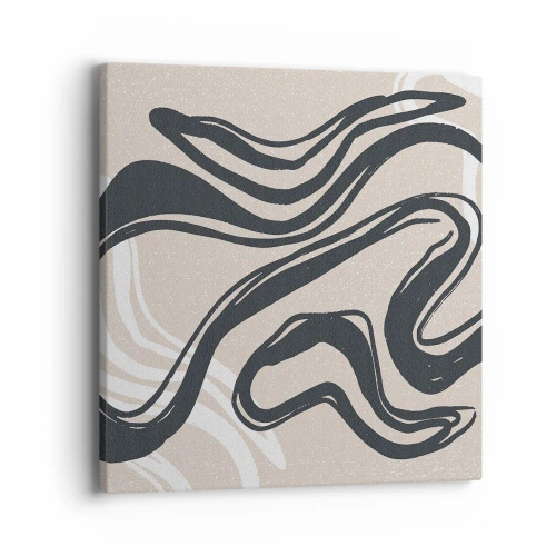 Schilderen op canvas - Expressie vermenigvuldigd - 40x40 cm