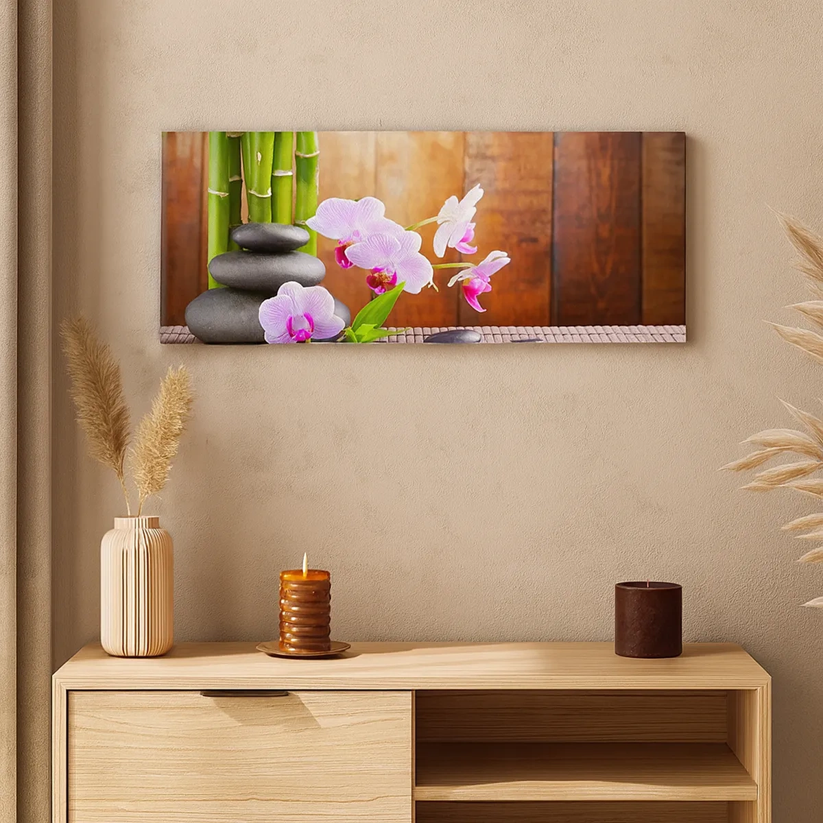 Schilderen op canvas - Maak kennis met de geneugten van het oosten - 30x30 cm