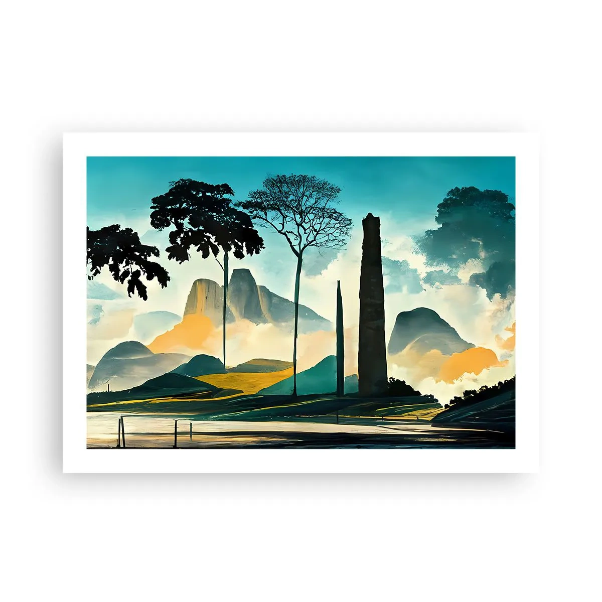 Poster - Nog hoger en hoger - 70x50 cm