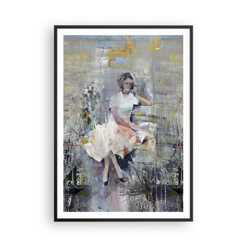 Poster in een zwarte lijst - Klassiek en modern - 70x100 cm