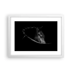 Poster in een witte lijst - Zwarte Prins - 40x30 cm