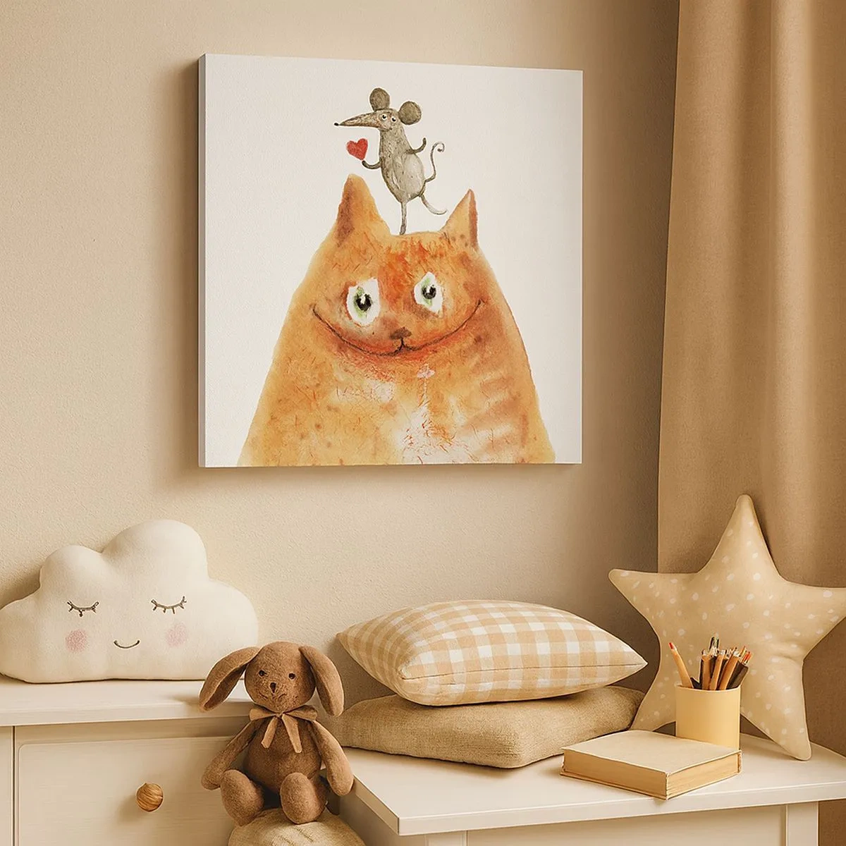 Schilderen op canvas - De paradoxen van de liefde - 30x30 cm