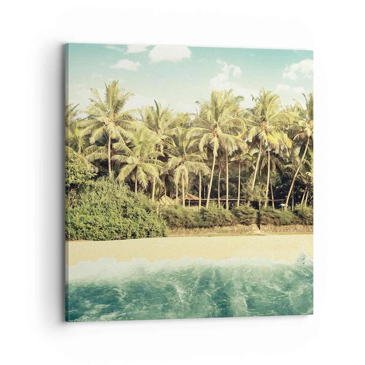 Schilderen op canvas - Hoe zit het hier? - 70x70 cm