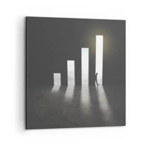 Schilderen op canvas - Succes - impressie - 60x60 cm