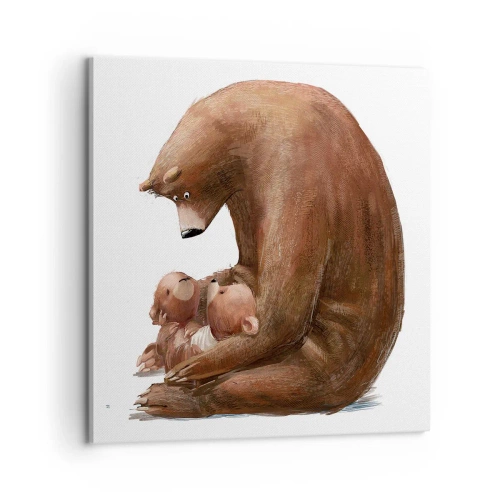 Schilderen op canvas - Zoete dromen, kinderen - 60x60 cm