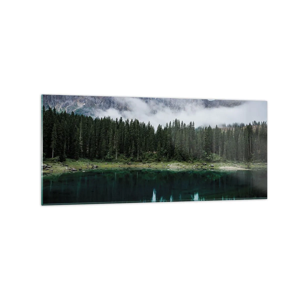 Schilderen op glas - Stil, stil, laten we het drinkwater niet wakker maken... - 120x50 cm