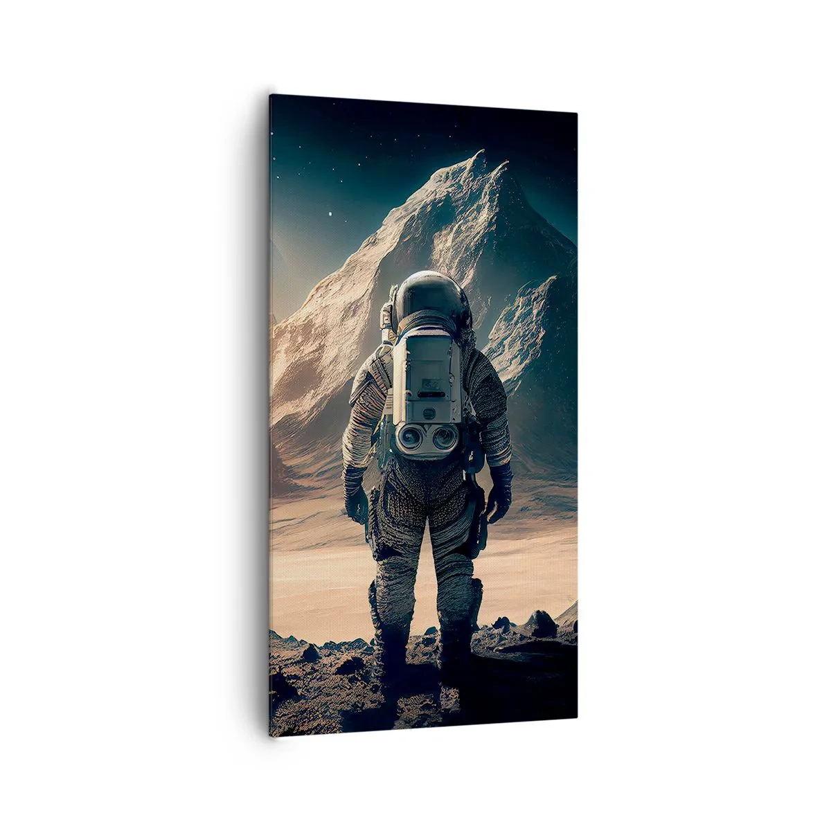 Schilderen op canvas - Nieuwe uitdaging - 65x120 cm