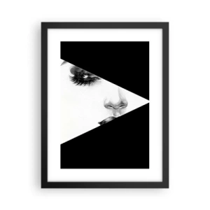 Poster in een zwarte lijst - Altijd niet ontdekt - 30x40 cm