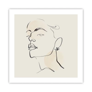Poster - Een trotse blik - 50x50 cm