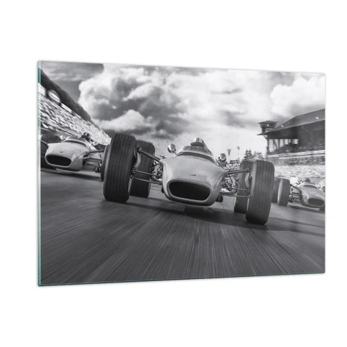 Schilderen op glas - Er is kracht! - 120x80 cm