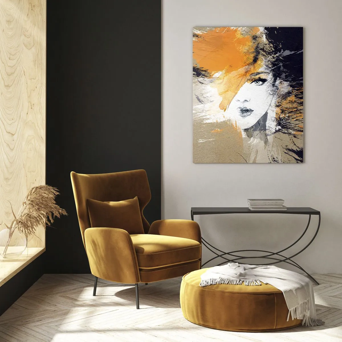 Schilderen op glas - En er is licht - 70x100 cm