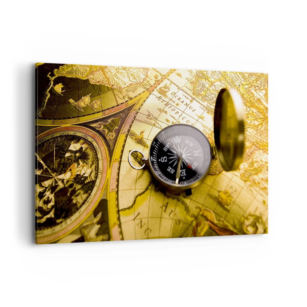 Schilderen op canvas - Of misschien naar het einde van de wereld? - 120x80 cm