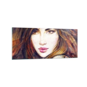 Schilderen op glas - Een dubbeltje voor je gedachten - 120x50 cm