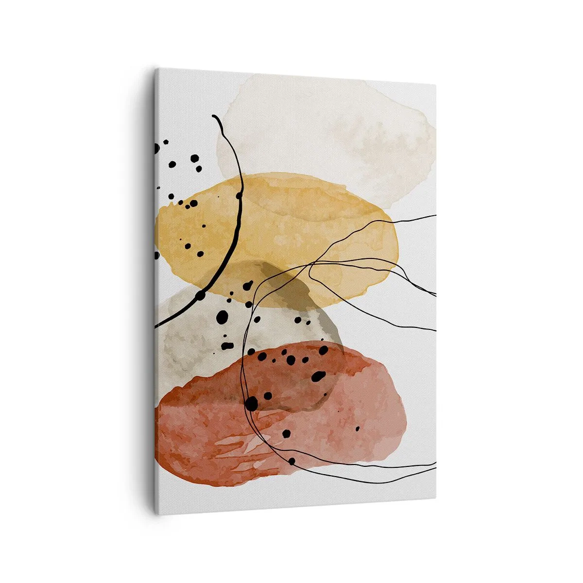 Schilderen op canvas - Als lichte, transparante lucht - 50x70 cm
