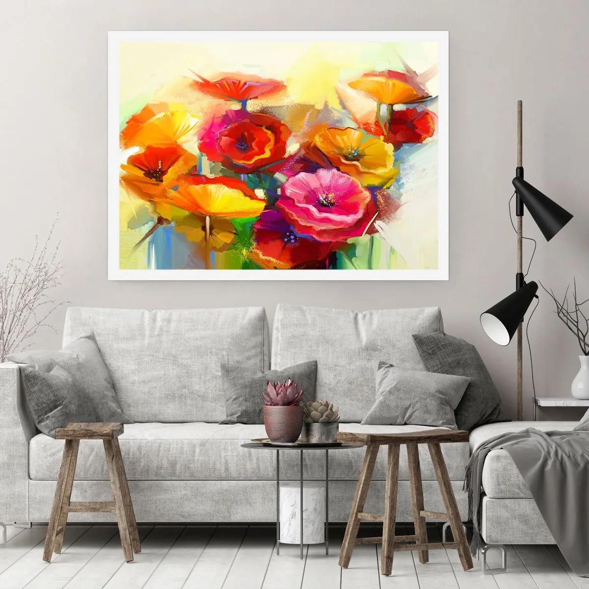 Poster - Niet alleen rood - 50x40 cm