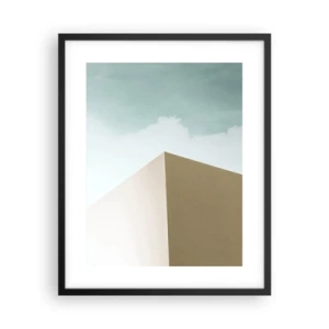 Poster in een zwarte lijst - De geometrie van een zonnige zomer - 40x50 cm