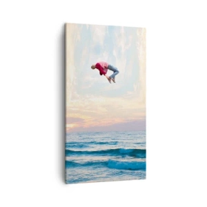 Schilderen op canvas - Naar een andere dimensie - 45x80 cm