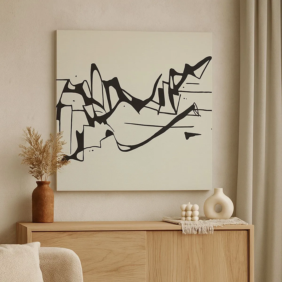 Schilderen op canvas - Misschien een landschap - 30x30 cm