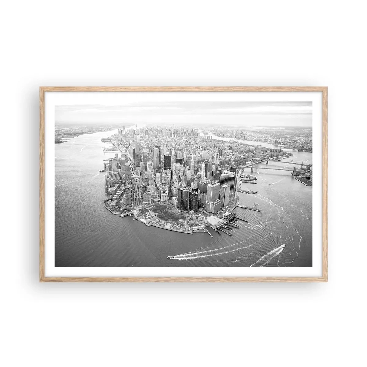 Een poster in een licht eiken lijst - Hoe niet lief te hebben? - 91x61 cm