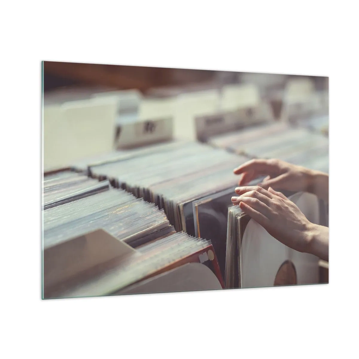 Schilderen op glas - Op zoek naar emoties - 100x70 cm